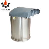 24m2 vibrating and air-jet dust filter top cement silo dust collector