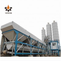 HZS35 electrical belt conveyor ready mixed concrete batch mixing plant / concrete mixing plant price for sale